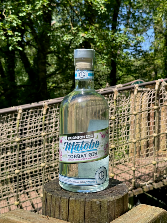 Matobo Gin by the Paignton Zoo Bridge